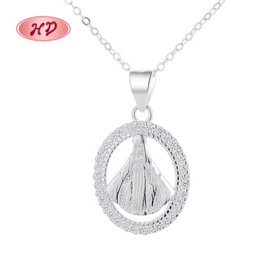 Wholesale Vintage Aaa Zirconia | 925 Sterling Silver Charm Luxury | Religion Islam Pendant Necklaces For Unisex Jewelry