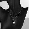 Venta al por mayor Vintage AAA Zirconia | Plata de Ley 925 Charm Luxury | Collares con colgante religioso Islam para joyería unisex