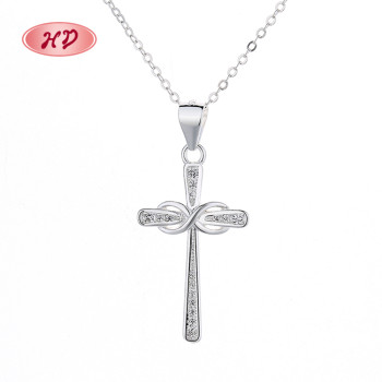 Wholesale Opal Aaa Cubic Zirconia Birthstone | 925 Sterling Silver Jewerly Pendent Cross Necklace For Women