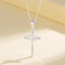 Wholesale Opal Aaa Cubic Zirconia Birthstone | 925 Sterling Silver Jewerly Pendent Cross Necklace For Women