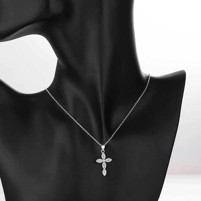 S925 Silver Cross Necklace