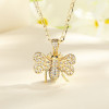 Luxurious Wholesale Fashion Aaa Zircon Cubic Zirconia 18K Gold Animal Jewelry: Bee Necklace for Women
