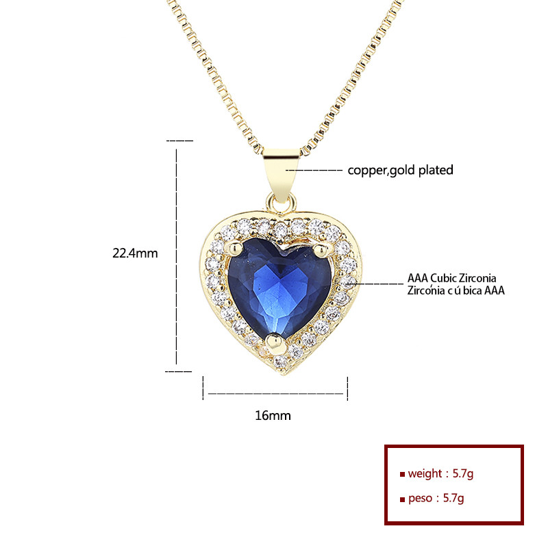 Glistening Elegance: Unveiling the 18k Gold-Plated Heart Necklace