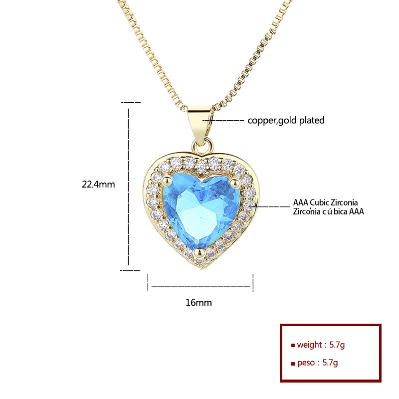 Glistening Elegance: Unveiling the 18k Gold-Plated Heart Necklace