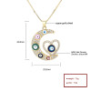 Joyería Religiosa de Lujo: Collar de Oro de 18K con Charm de Corazón y Circonitas