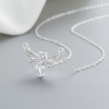 Bulk Order: Stunning Animal Bee Pendant Necklace in 925 Silver Plating - Ideal for Fashion Jewelry Wholesale