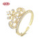 Exclusive Wholesale Crown Rings - 18K Gold Plated with AAA Cubic Zirconia Halo Crown Ring