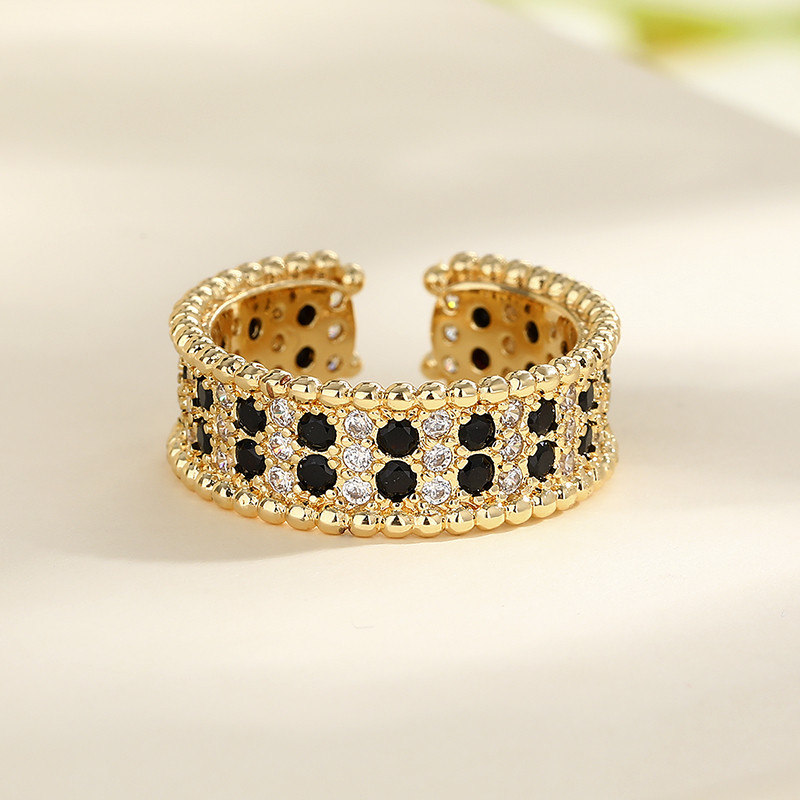 Classic Colored Zircon Gold-Plated Rings