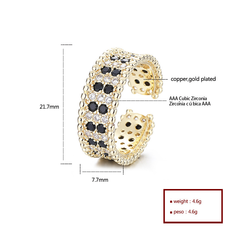 Classic Colored Zircon Gold-Plated Rings