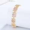 Hd Jewelry Vibrant Elegance Wholesale Color Zircon Fashion Jewelry Bracelets In 18K Gold Plated Jewelry