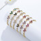 Love Bracelet And Bracelets Wholesale 18K Gold Plated Push Pull Montre Et Bracelet Colorful