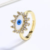 Hd Wholesale Allure 18K Gold Plated Plated Rings Eye Rings Wholesale Fashion Jewelry Elegance Rings Jewelry Womens