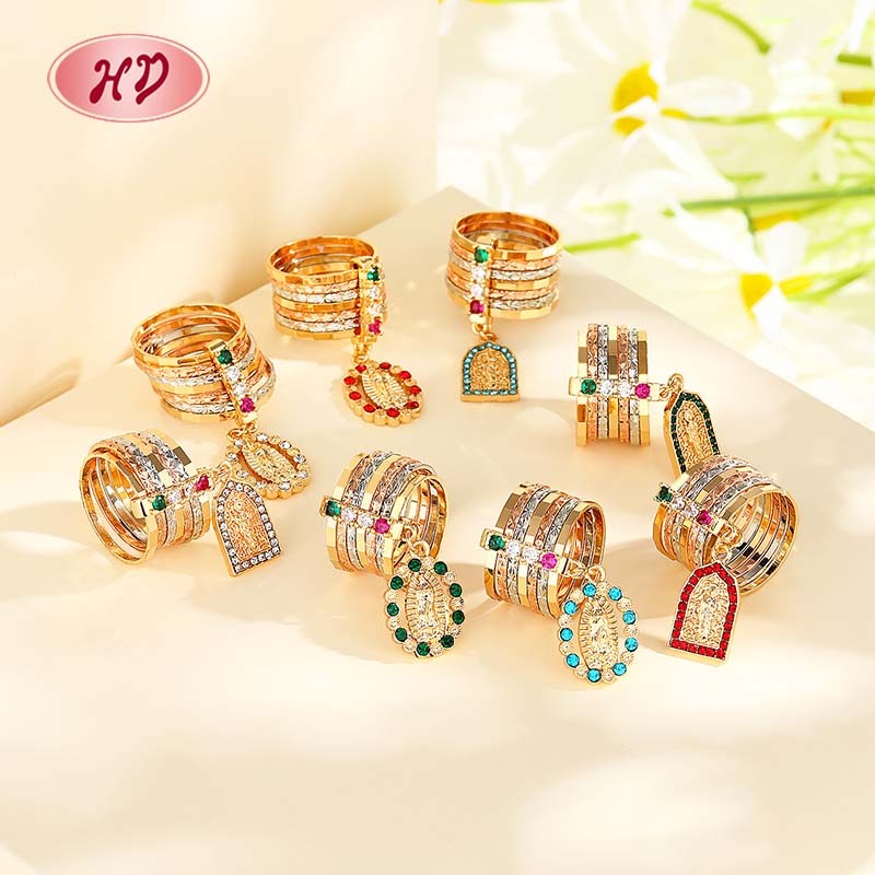 18k Gold-Plated Rings Wholesale