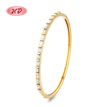 Customization Wholesale 18K Gold Plated Adjustable Zircon Couples Bracelets Fashion Jewelry