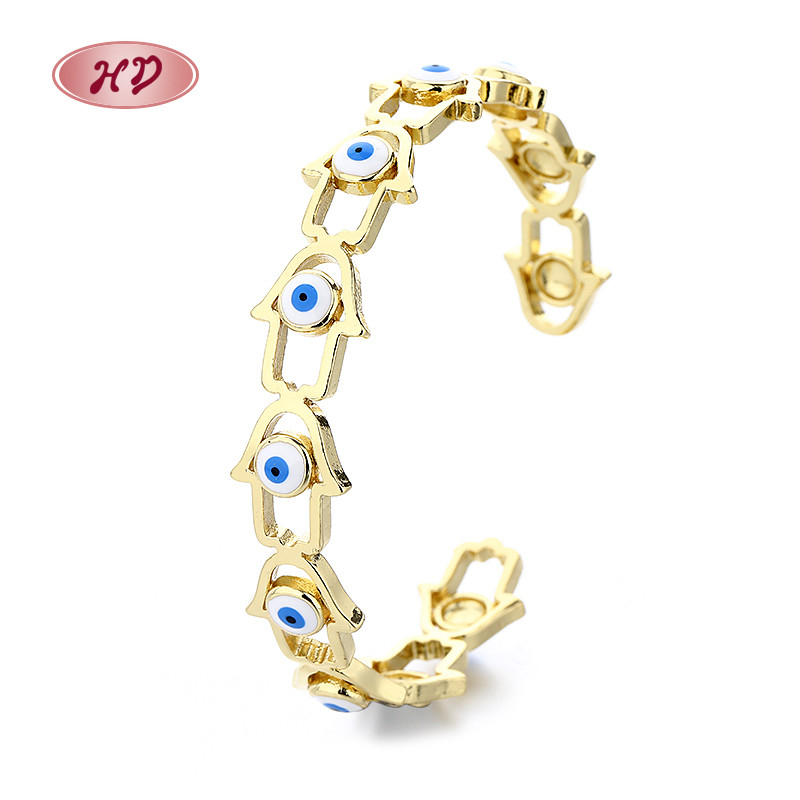 18K Gold-Plated Heart-Shaped Braided Bracelet