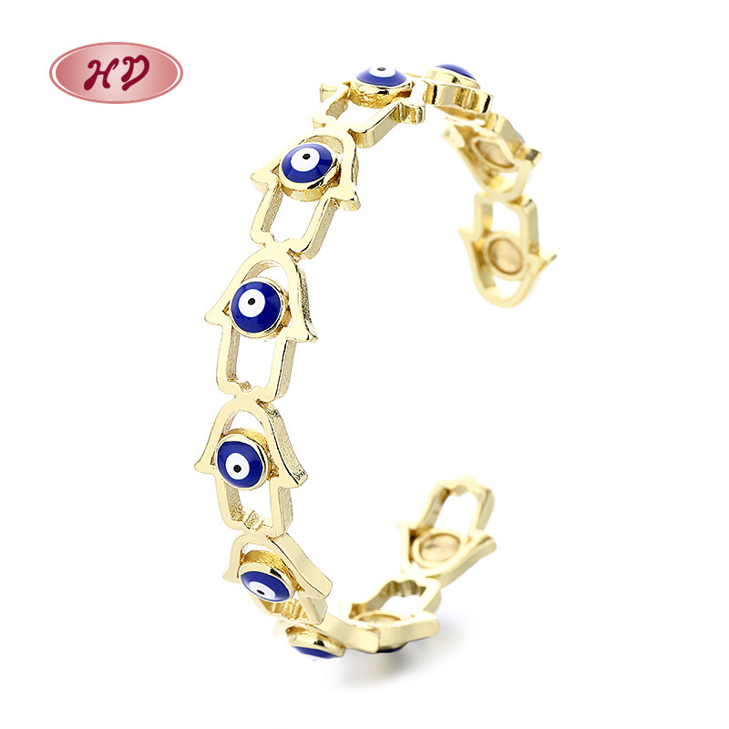 18K Gold-Plated Heart-Shaped Braided Bracelet