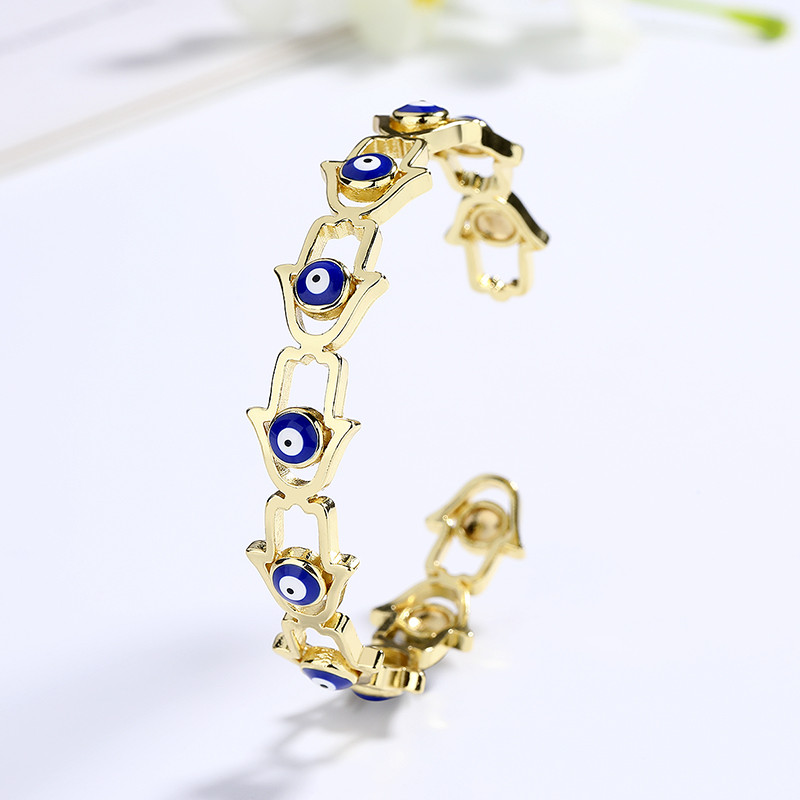 18K Gold-Plated Heart-Shaped Braided Bracelet