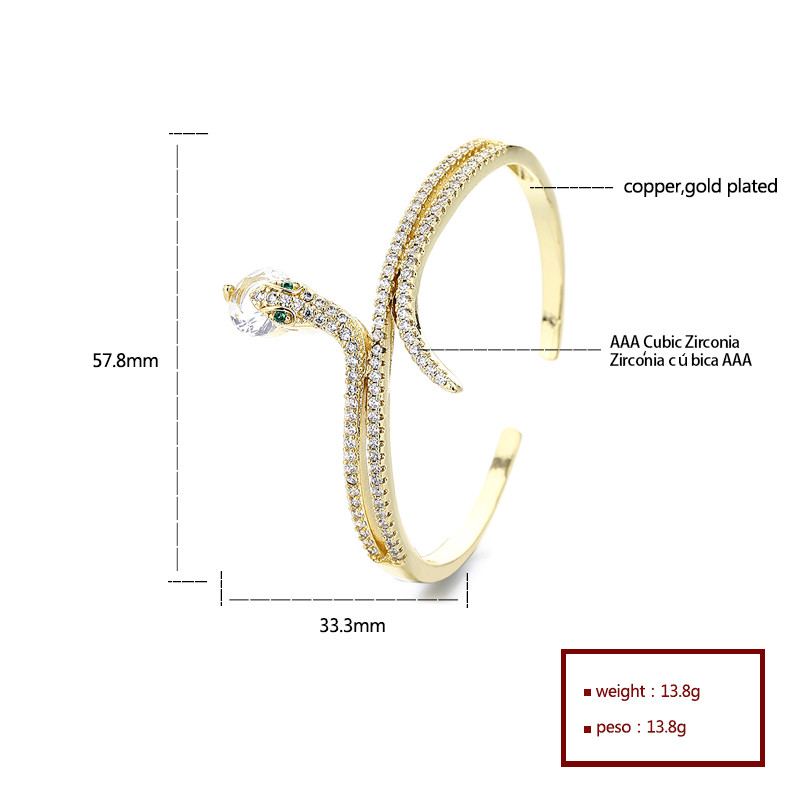 18K Gold-Plated Heart-Shaped Braided Bracelet