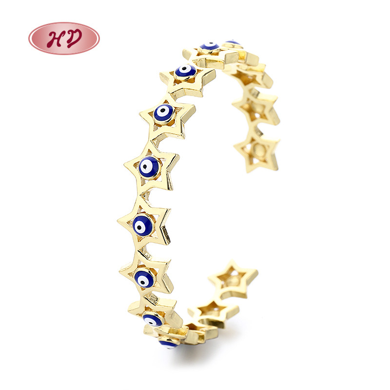 18K Gold-Plated Heart-Shaped Braided Bracelet