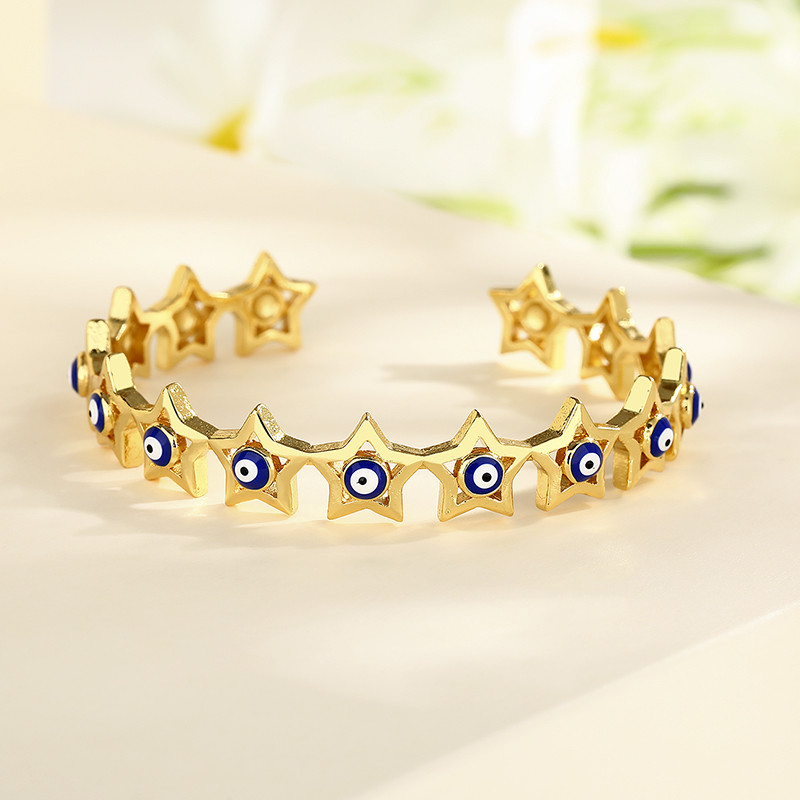 18K Gold-Plated Heart-Shaped Braided Bracelet