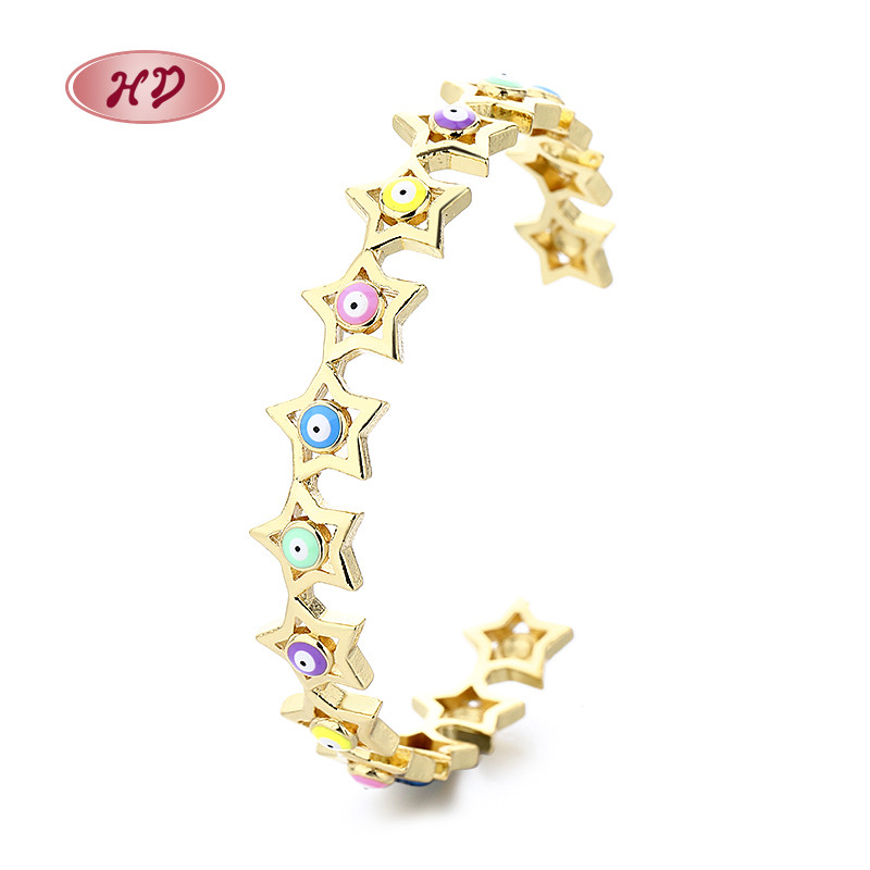 18K Gold-Plated Heart-Shaped Braided Bracelet