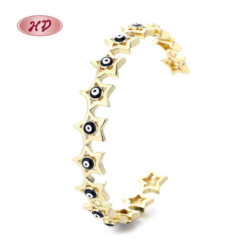 18K Gold-Plated Heart-Shaped Braided Bracelet