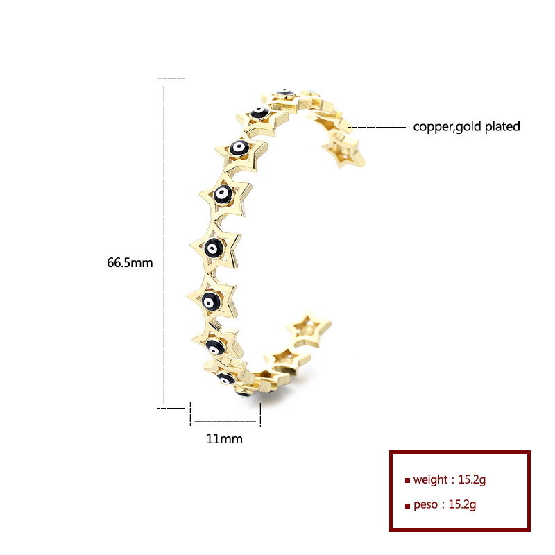 18K Gold-Plated Heart-Shaped Braided Bracelet
