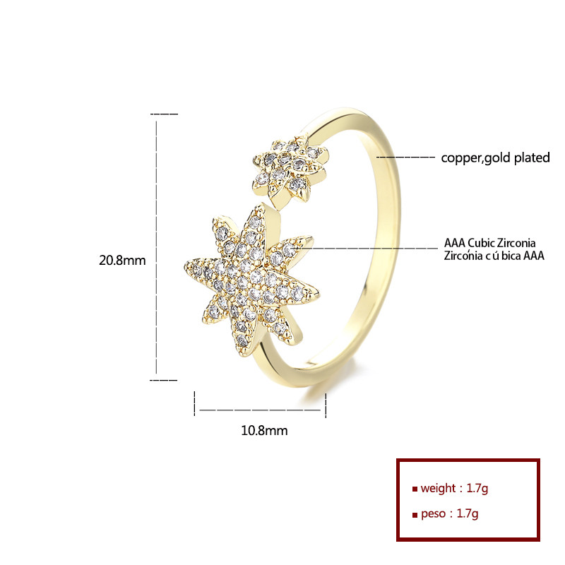 el anillo de mariposa con circonitas 