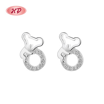 High Quality Jewelry Koala Creative Design For Women Silver 925 Stud Earrings