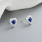 Fine Jewelery For Girls Trendy 925 Sterling Silver Aaa Cubic Zirconia Stud Earrings