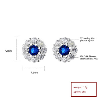 Accessories Wholesale Hoop Fashion Jewelry For Girls Virgin Sterling Silver 925 Stud Earrings