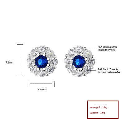 Accessories Wholesale Hoop Fashion Jewelry For Girls Virgin Sterling Silver 925 Stud Earrings