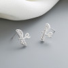 Fashion Jewelry For Women 925 Sterling Silver Musical Note Zircon Custom Fashion Jewelry Earrings