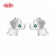 925 Sterling Silver Aaa Cubic Zircon Elephant Animal Vintage Sterling Silver Stud Earrings For Women