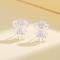 Cute Little Girl Pattern Vintage Fine Jewelry 925 Silver Stud Earrings For Women