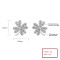 Luxury Fashion Clover Jewelry For Anniversary Party 925 Sterling Silver Flower Earrings For Women