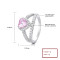 Heart Shape 925 Sterling Silver Casual Rings For Ladies Wedding Women Fashion Jewelry Rings
