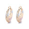 Hengdian Trendy Wholesale Personalized High Quality Fashion Jewelry18K Gold Filled Hoop Earrings
