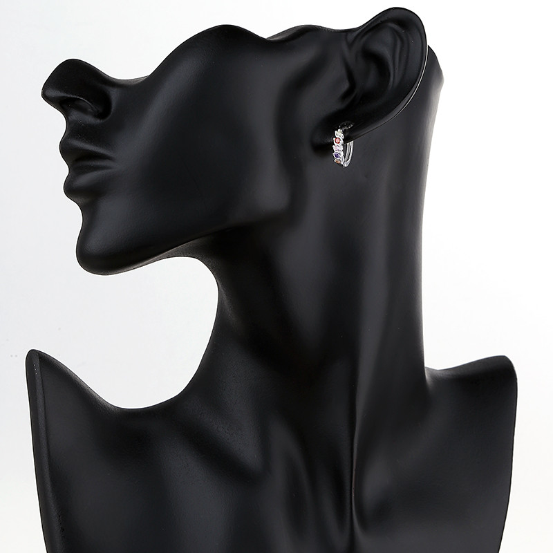 Accesorios de moda al por mayor - colgante de oreja de bisagra único para mujeres de plata esterlina