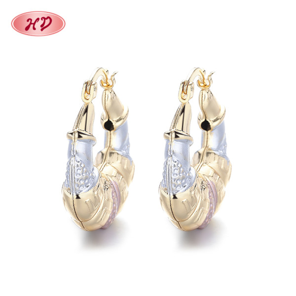Hot Selling Statement Vintage Fine Jewelry Gold Plating Custom Wholesale Jewelry Bulk Earrings