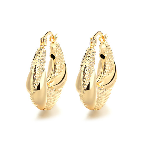 Hd Accessories Wholesale Trendy Vintage 18K Gold Women Earrings Suppliers Hoop Earrings