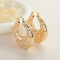 High Quality Wholesale Luxury Wedding Earring Bulk Girls 18K Plated Earrings Women Hoops