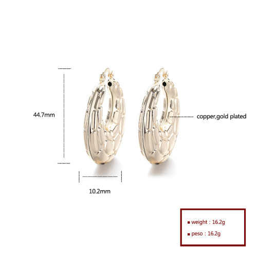 High Quality Wholesale Luxury Wedding Earring Bulk Girls 18K Plated Earrings Women Hoops