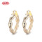 Hengdian High Quality Personalized Irregular 18K Laminated Gold Wholesale Personalized Hoop Earrings