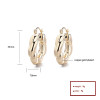 Wholesale Customized Personalized Fine Jewelry For Women 18K Laminated Gold Wholesale Hoop Earrings