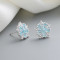 Wholesale 925 Sterling Silver Flower Pattern Fine Studs Fashion Jewelry Earrings For Women