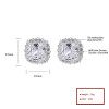 Clavos de plata esterlina CZ Jewelry wholesale HD Jewelry custom pendientes