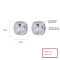 Sterling Silver Stud Earrings Cz Jewelry Wholesale Hd Accessories Customized Earrings