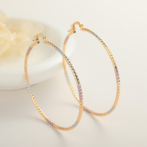 Hd Accessories Wholesale High Quality 18K Gold Waterproof Fine Jewelry For Women Hoop Earrings