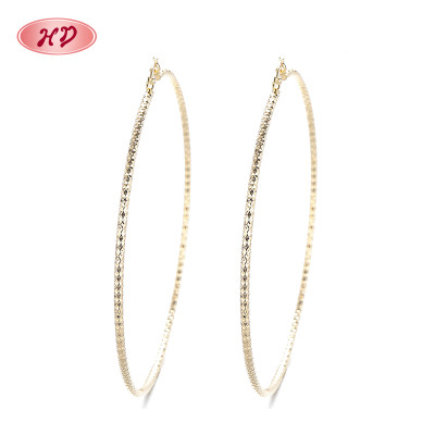 Vintage Style Jewelry Wholesale 18K Gold Customized No Moq Earrings Fashion Hoop Earings